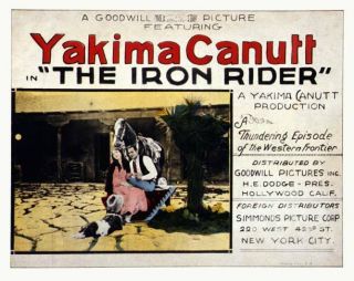 Old Movie Photo The Iron Rider Poster Us Poster Elsa Benham Yakima Canutt