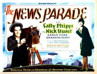 Old Movie Photo The News Parade Us Lobby Card Nick Stuart Sally Phipps 1928