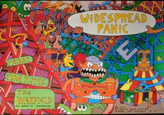 Widespread Panic Signed Concert Poster