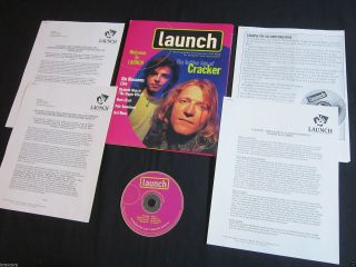 Cracker/gin Blossoms ‘launch’ 1996 Press Kit W/cd - Rom