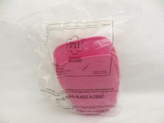 3460 Princess House Specialty Silicone Gripper Mitts Oven Micro Set / 2 Pink Nip