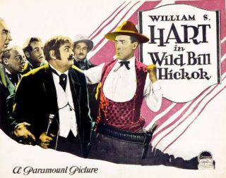 Old Movie Photo Wild Bill Hickok Lobby Card Far Right William S Hart