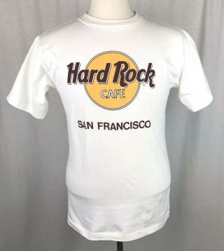 Vintage Hard Rock Cafe San Francisco T Shirt White Sz Large Nwot