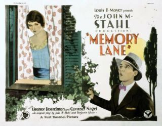 Old Movie Photo Memory Lane Lobby Card Eleanor Boardman William Haines 1926