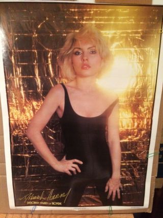 Blondie Poster; Deborah Harry In Pants Suit: 20x28; 1979.  Absolutely