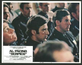 SERPICO Lobby Card Set of 8 (Fine) 1974 Al Pacino Movie Poster Art 412 3