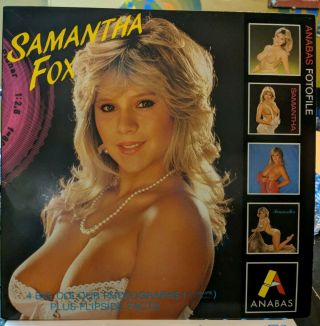 Samantha Fox Anabas Fotofile 4 Big Colour Photographs 12 " 1986