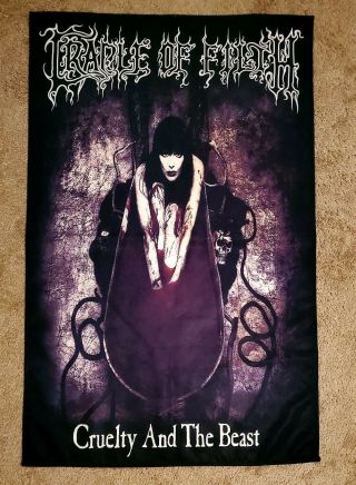 Cradle Of Filth - Cruelty And The Beast Banner Poster -