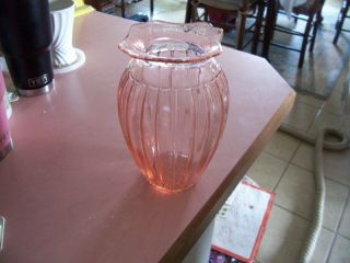 Adam Pink 7 1/2 " Vase