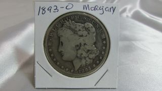 Key Date 1893 - O Morgan Silver Dollar $1 Coin - Ungraded - D4