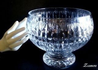 Waterford Crystal • Period Piece Master Cutter Pedestal Centerpiece Bowl • Rare