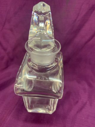 Vintage Guerlain France Baccarat Crystal Glass Perfume Bottle 2