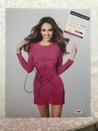 Jessica Alba Hot Sexy Signed Authentic Autographed 11x14 Photo Psa/dna