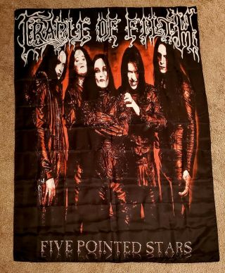 Cradle Of Filth - Five Pointed Stars - Flag Banner Poster