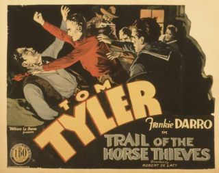 Old Movie Photo Trail Of The Horse Thieves Poster Us Poster Tom Tyler 1929