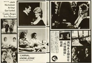 Candice Bergen Ann Margret Carnal Knowledge 1971 Japan Clippings 2 - Sheets Mb/q