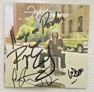 Autographed/signed Foghat “fool For The City” Cd " Lonesome " Dave Peverett (rip)