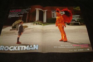 Rocketman 2019 Oscar Ad Taron Egerton As Elton John,  Jamie Bell,  Richard Madden