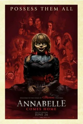 Annabelle Comes Home D/s Rolled Movie Poster 27x40 2019 Conjuring