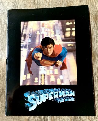 Hand Signed Christopher Reeve Autograph Vintage Superman The Movie Book Dc Comic