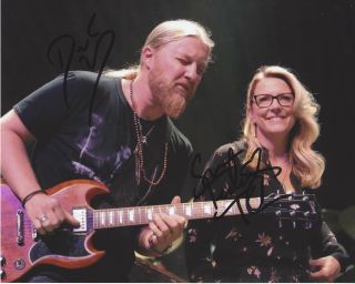 Susan Tedeschi & Derek Trucks Band Signed 8x10 Photo W/coa The Blues Guitarist