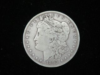 1893 Silver Morgan Dollar Key Date S153