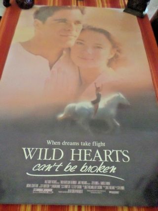 Wild Hearts Can’t Be Broken 1991 Double Sided Movie Poster Numbered