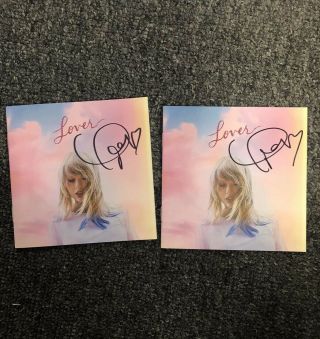 Taylor Swift Signed Autographed Lover Booklet & Me Cd Single - Official