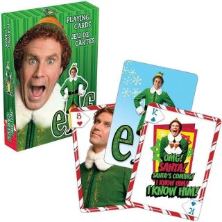 Elf 2003 Movie Photo Illustrated Playing Cards Will Ferrell
