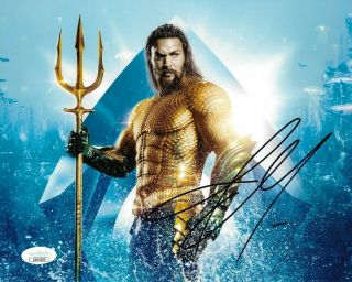 Jason Momoa Aquaman Autographed Signed 8x10 Photo Jsa 5