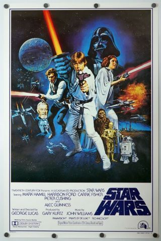 Star Wars - 27x41 Bootleg Movie Poster - 1977 Style C - Rolled