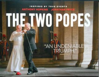 The Two Popes - For Your Consideration Press Book Anthony Hopkins Jonathan Pryce