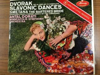 Dvorak Slavonic Dances,  Smetana Mercury Sr2 - 9007 Minneapolis Dorati 1958