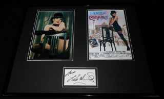 Liza Minnelli Signed Framed 16x20 Photo Poster Display Cabaret