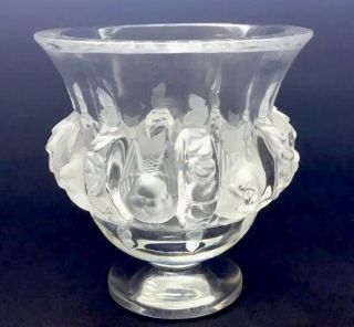 A Lalique Frosted and clear Crystal 
