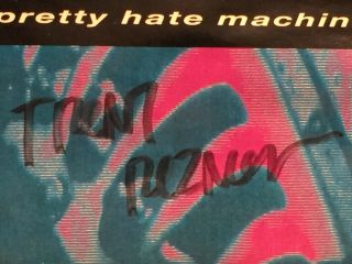 NINE INCH NAILS THE PRETTY HATE MACHINE TRENT REZNOR SIGNED CD AUTOGRAPH NIN 2