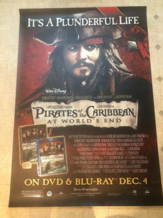 Huge 68x47 Pirates Of The Caribbean: At World 