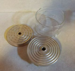 Vintage Pyrex Flameware 6 - 9 Cup Glass Coffee 7759 - B REPLACEMENT BASKET 3