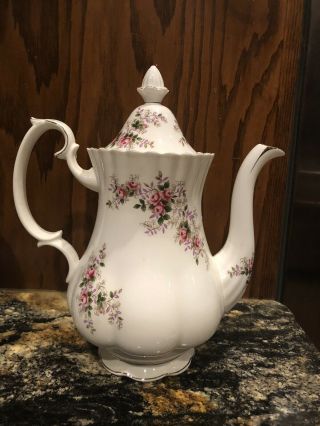 Royal Albert Lavender Rose Bone China Coffee Pot -