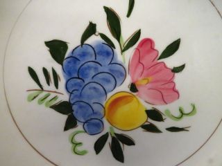 Set of 4 Hand Painted Stangl FRUIT & FLOWERS 7.  5 