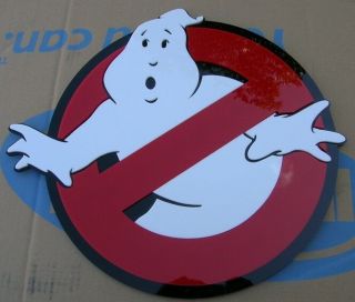 3d Ghostbusters 3 - D Art Sign Display Murray Monster Movie Dvd Cover