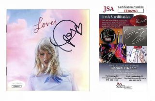 Taylor Swift Signed Auto Autograph Lover Cd Booklet Cover Jsa Ee86963