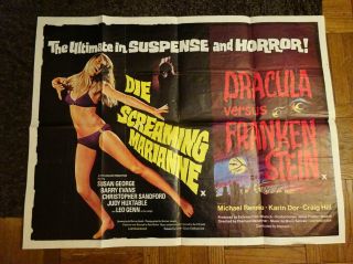 Naschy - Assignment Terror - Die Screaming Marianne - British Large Poster