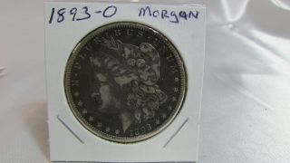 Key Date 1893 - O Morgan Silver Dollar $1 Coin - Ungraded - 30