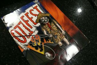 Ozzfest 1999 Concert Program Tour Book Rob Zombie Primus ✨huge✨ Ozzy Osbourne