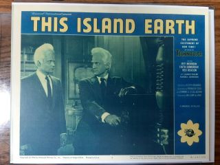 This Island Earth 1964 Rerelease Classic Sci - Fi 11x14 Lobby Card 8