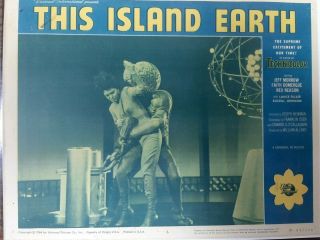 This Island Earth 1964 Rerelease Classic Sci - Fi 11x14 Lobby Card 6