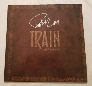 Train Autographed Does Led Zeppelin 2 Vinyl Lp Signed By Pat Monahan
