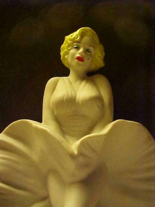 Vintage 1984 Marilyn Monroe Night Light Ornament Figurine