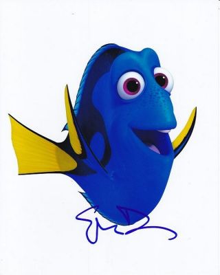 Ellen Degeneres Signed Autographed Disney Finding Nemo Dory Photo